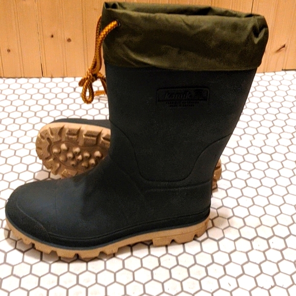 Kamik Men's Ramrod Boots with Liners, Green - Picture 2 of 7